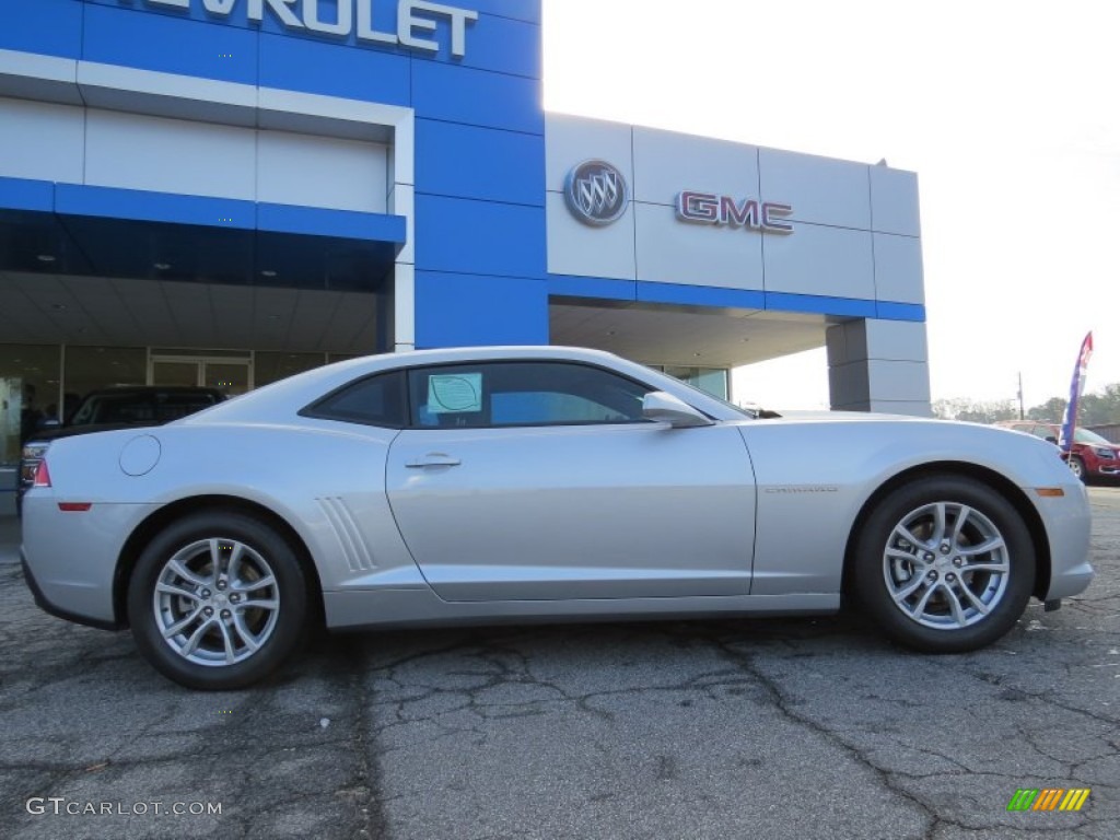 Silver Ice Metallic 2014 Chevrolet Camaro LS Coupe Exterior Photo #91646258