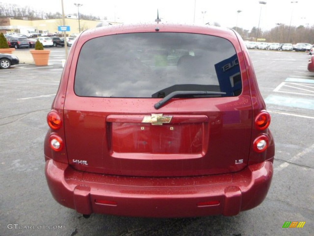 2008 HHR LS - Cardinal Red Metallic / Ebony Black photo #4