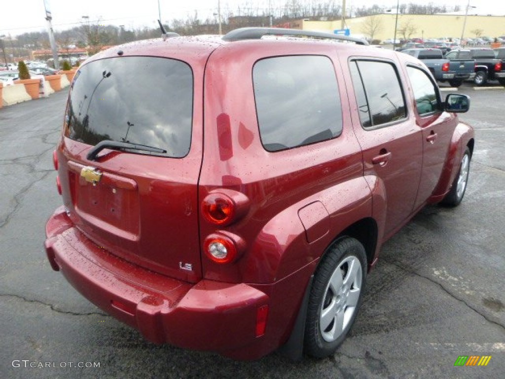 2008 HHR LS - Cardinal Red Metallic / Ebony Black photo #5