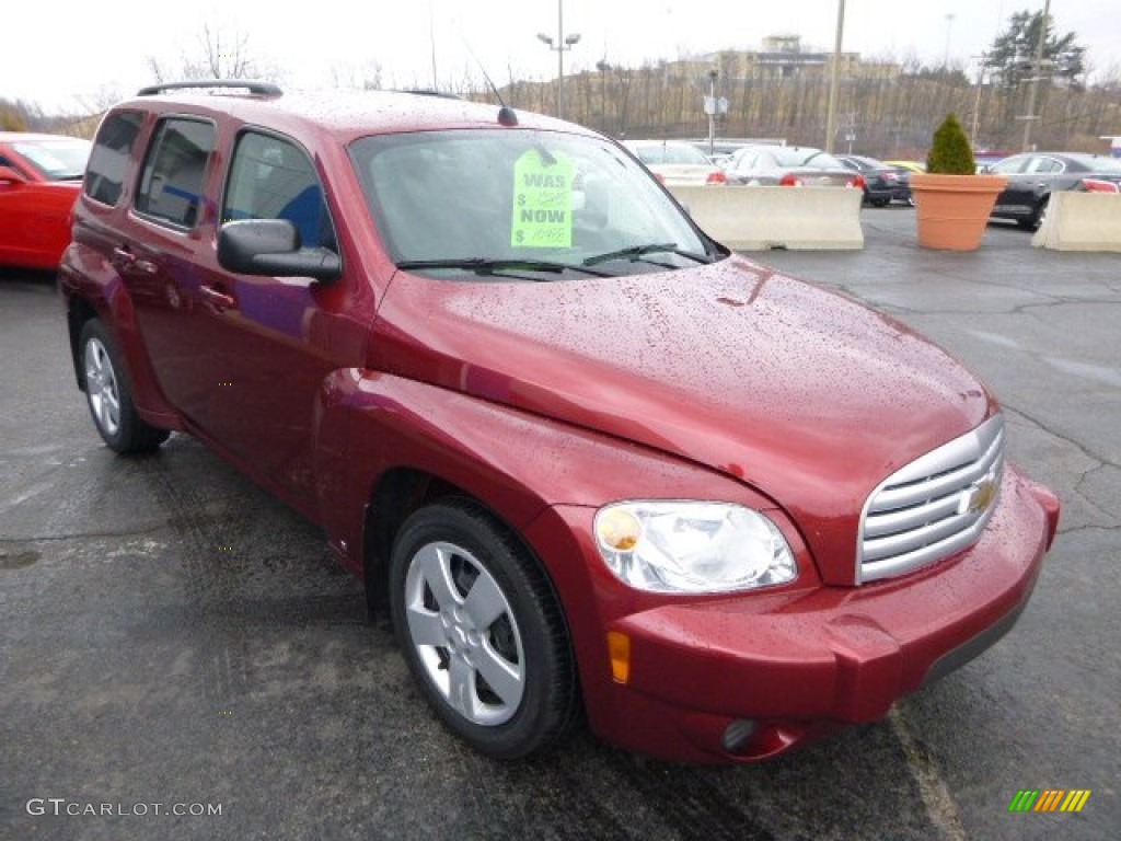 2008 HHR LS - Cardinal Red Metallic / Ebony Black photo #7