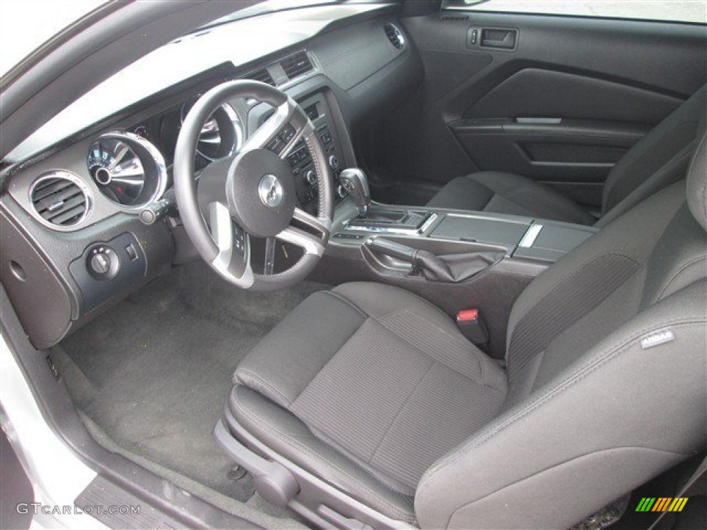 2013 Mustang V6 Premium Coupe - Ingot Silver Metallic / Charcoal Black photo #23
