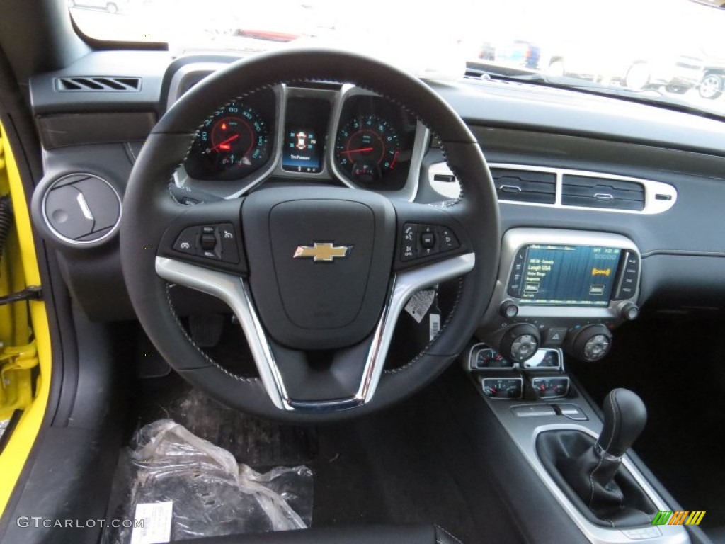 2014 Camaro LT Coupe - Bright Yellow / Black photo #12