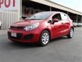 2014 Signal Red Kia Rio LX  photo #6