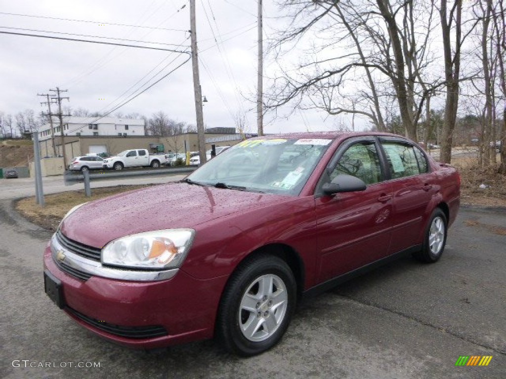 Sport Red Metallic 2005 Chevrolet Malibu LS V6 Sedan Exterior Photo #91648106