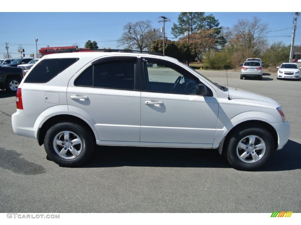 Clear White 2008 Kia Sorento LX Exterior Photo #91649450