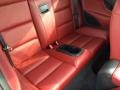 2011 Volkswagen Eos Red Interior Rear Seat Photo