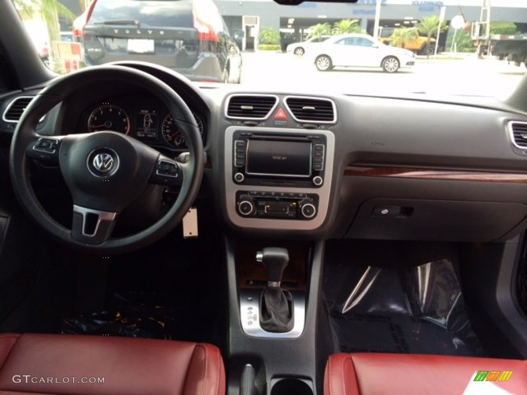 2011 Volkswagen Eos Lux Red Dashboard Photo #91650104