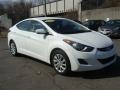 2012 Shimmering White Hyundai Elantra GLS  photo #3