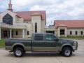 2003 Estate Green Metallic Ford F250 Super Duty King Ranch Crew Cab 4x4  photo #2