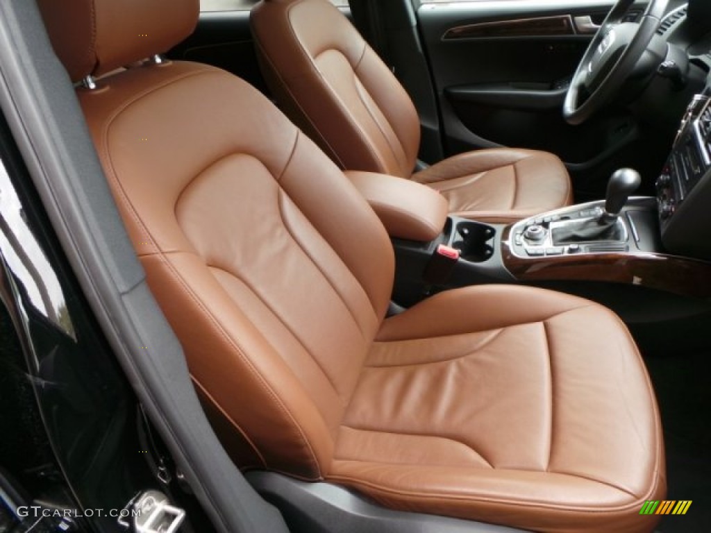 Cinnamon Brown Interior 2010 Audi Q5 3.2 quattro Photo #91651748