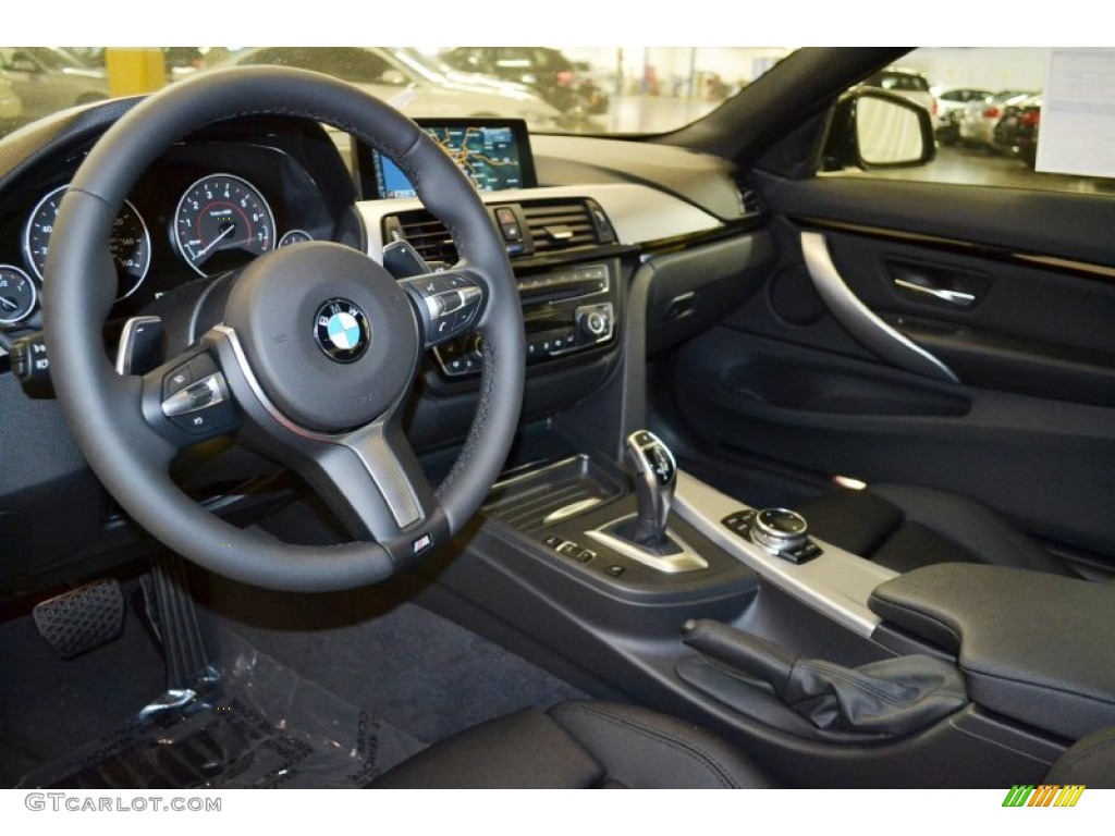 Black Interior 2014 BMW 4 Series 428i Coupe Photo #91653701