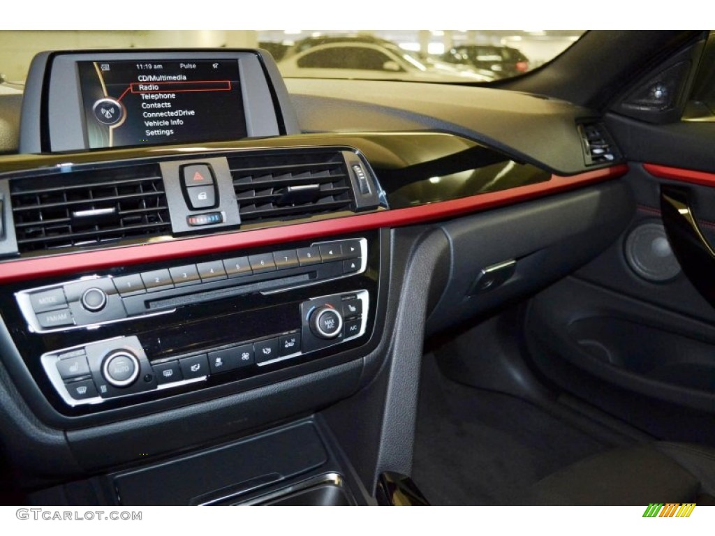 2014 BMW 4 Series 428i Coupe Black Dashboard Photo #91653941