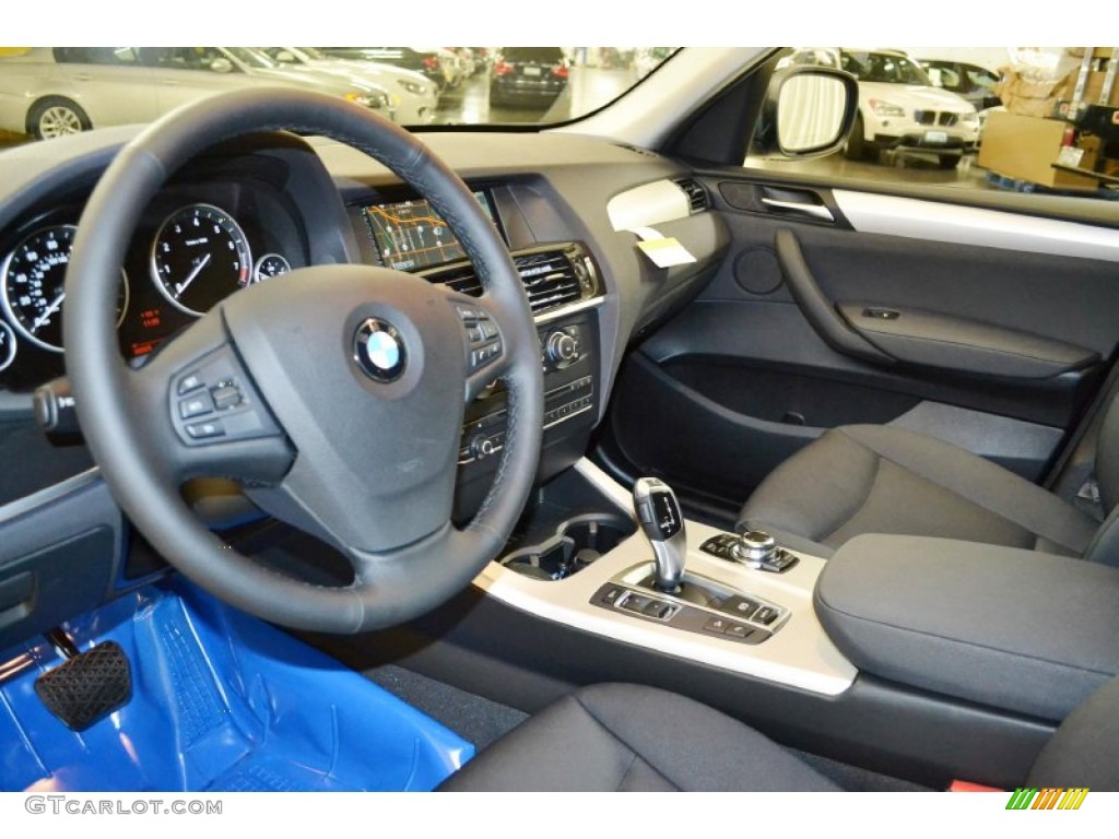 Black Interior 2014 BMW X3 xDrive28i Photo #91654142