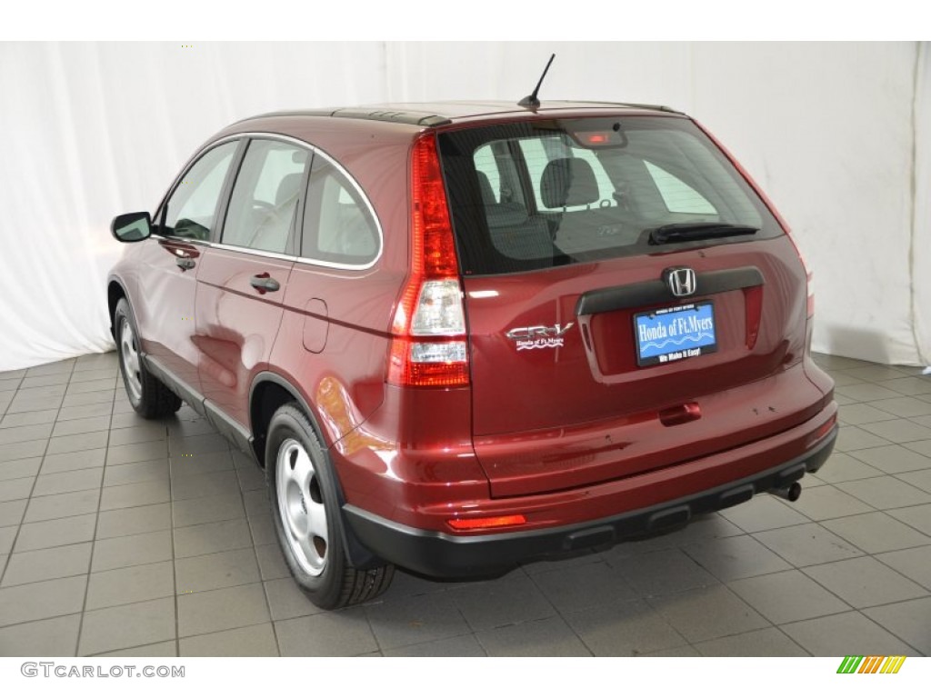 2011 CR-V LX - Tango Red Pearl / Gray photo #6