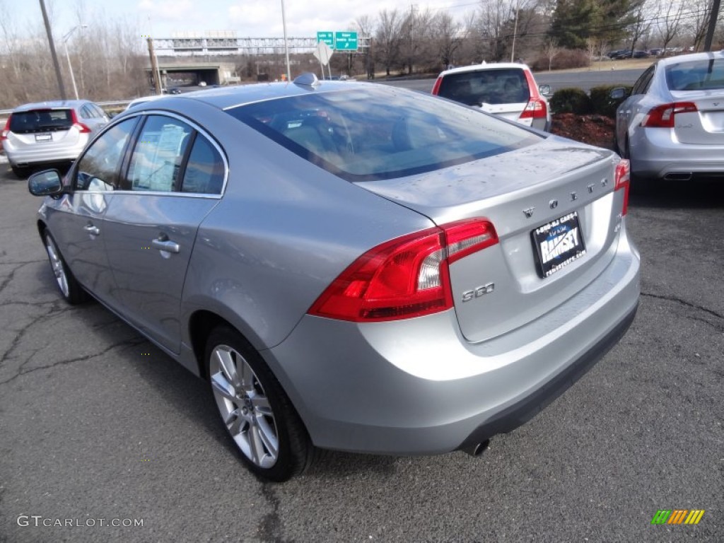 2012 S60 T6 AWD - Electric Silver Metallic / Off Black/Anthracite Black photo #6