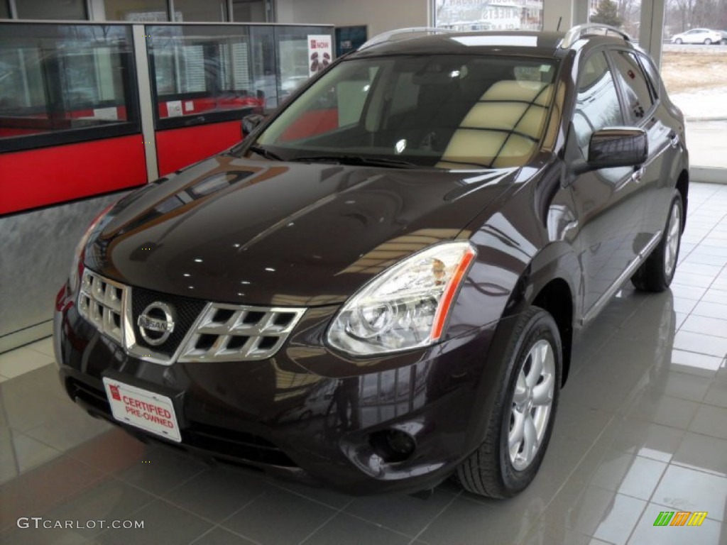2011 Rogue SV AWD - Black Amethyst / Black photo #1