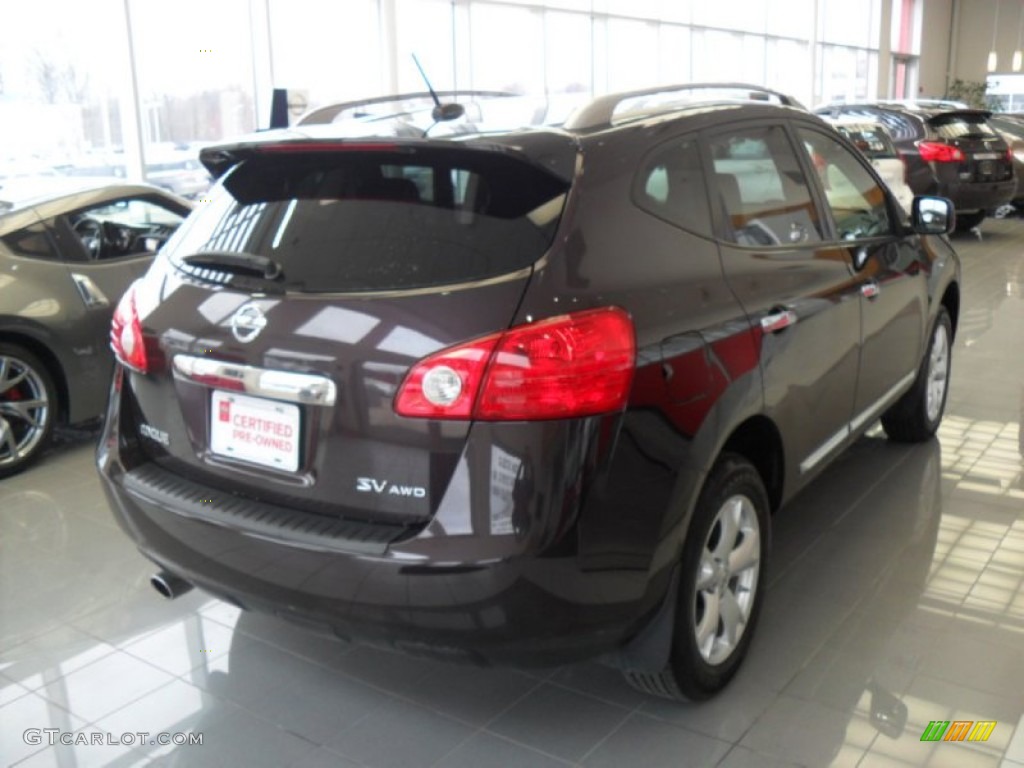 2011 Rogue SV AWD - Black Amethyst / Black photo #2
