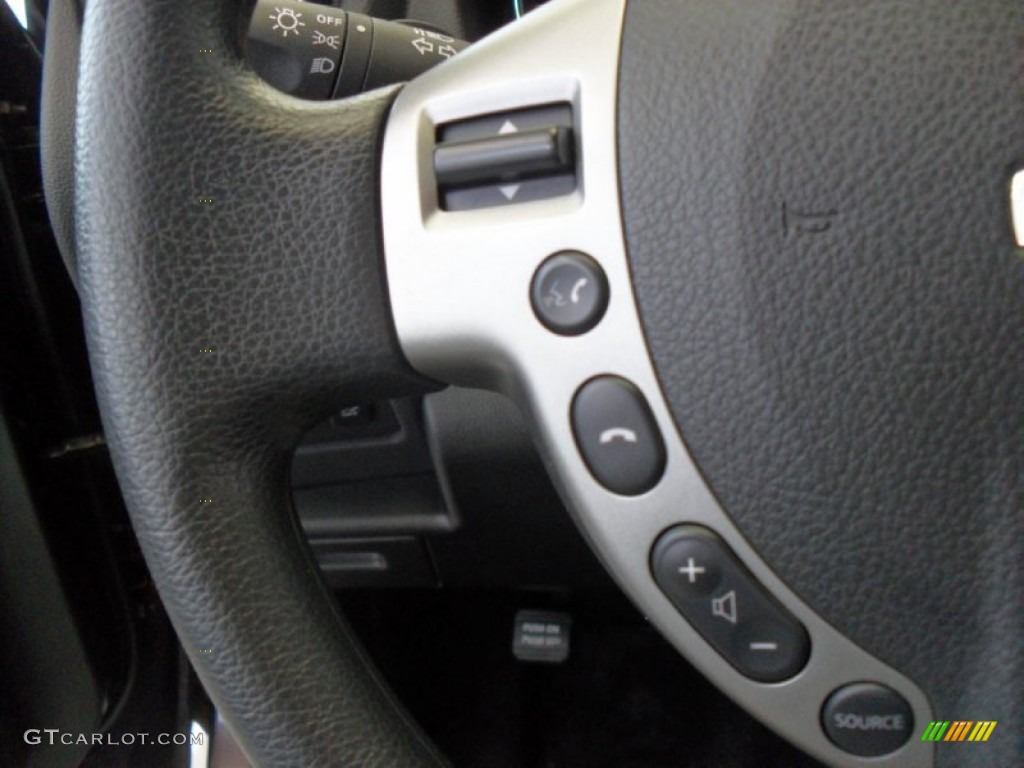2011 Rogue SV AWD - Black Amethyst / Black photo #22