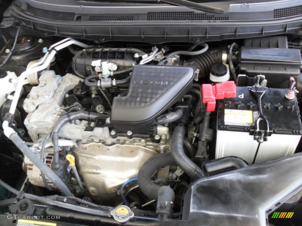2011 Rogue SV AWD - Black Amethyst / Black photo #27