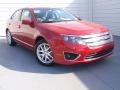 2012 Red Candy Metallic Ford Fusion SEL V6  photo #1