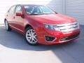 2012 Red Candy Metallic Ford Fusion SEL V6  photo #2