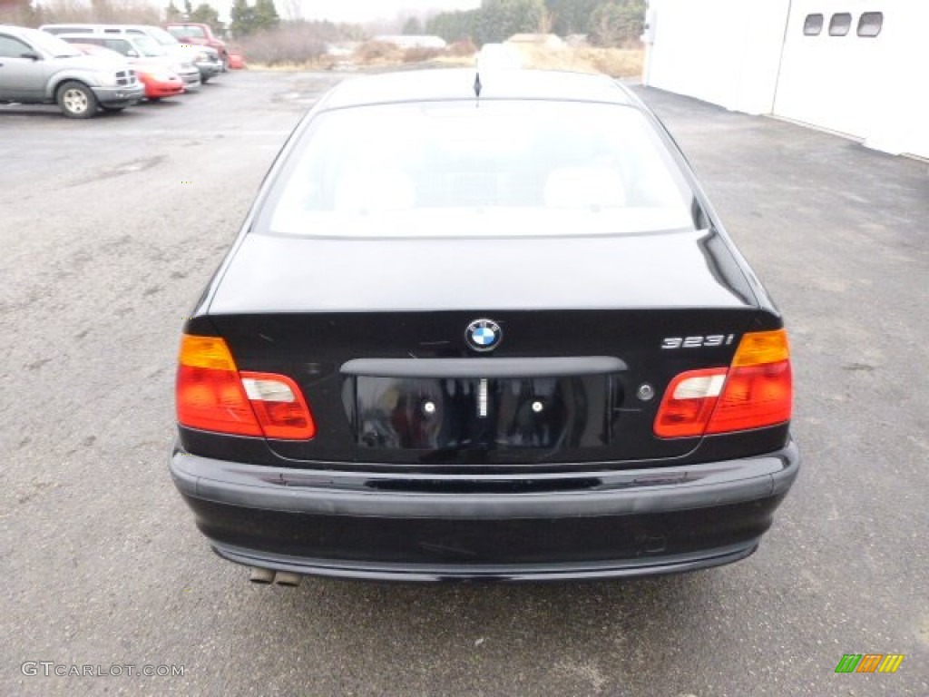 2000 3 Series 323i Sedan - Jet Black / Sand photo #7