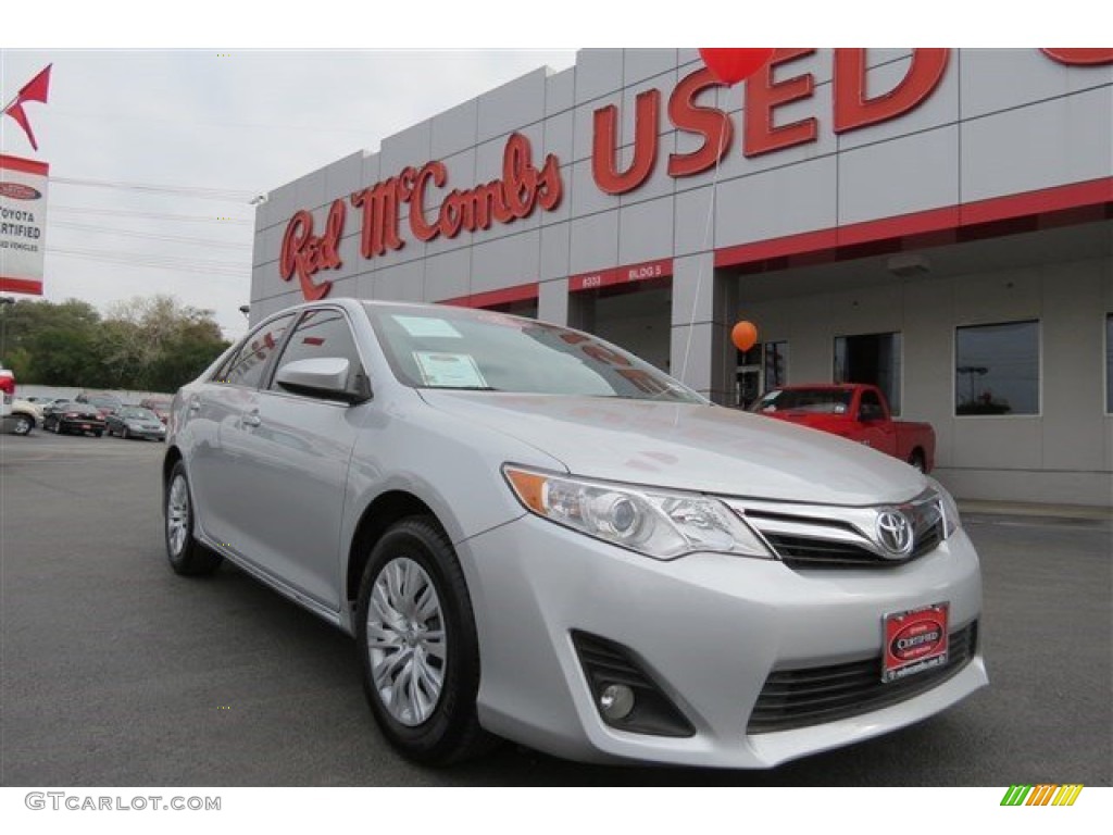 2013 Camry L - Classic Silver Metallic / Ivory photo #1