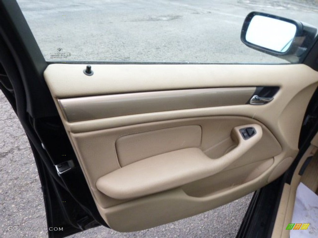 2000 BMW 3 Series 323i Sedan Sand Door Panel Photo #91660250