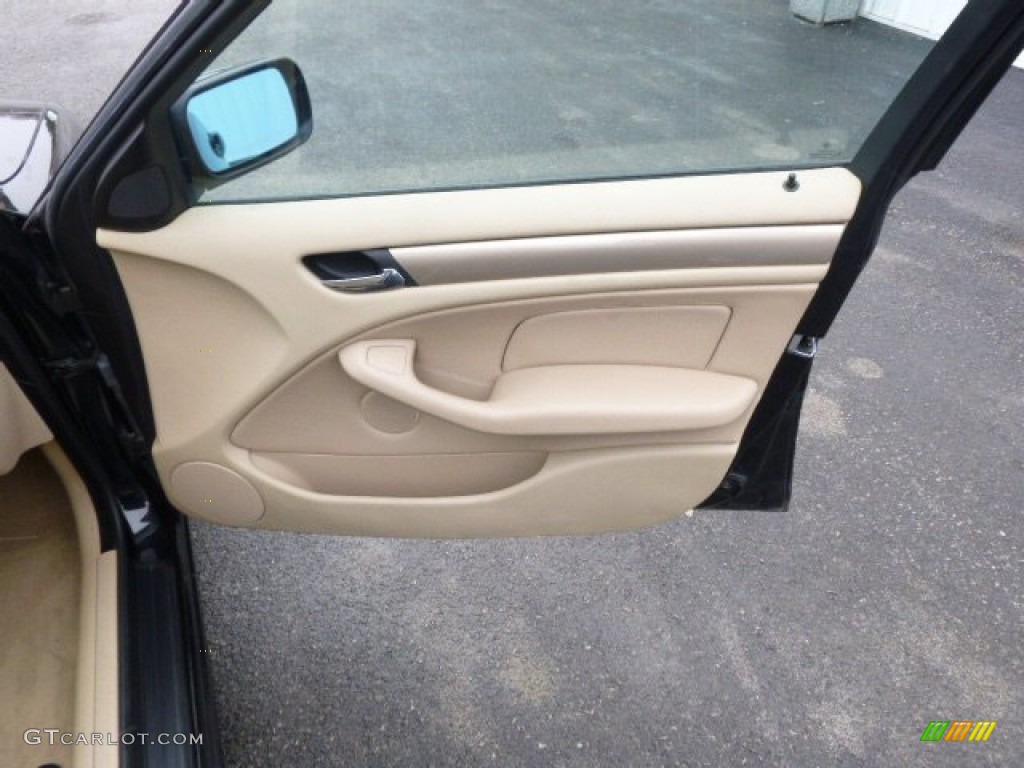 2000 BMW 3 Series 323i Sedan Sand Door Panel Photo #91660418