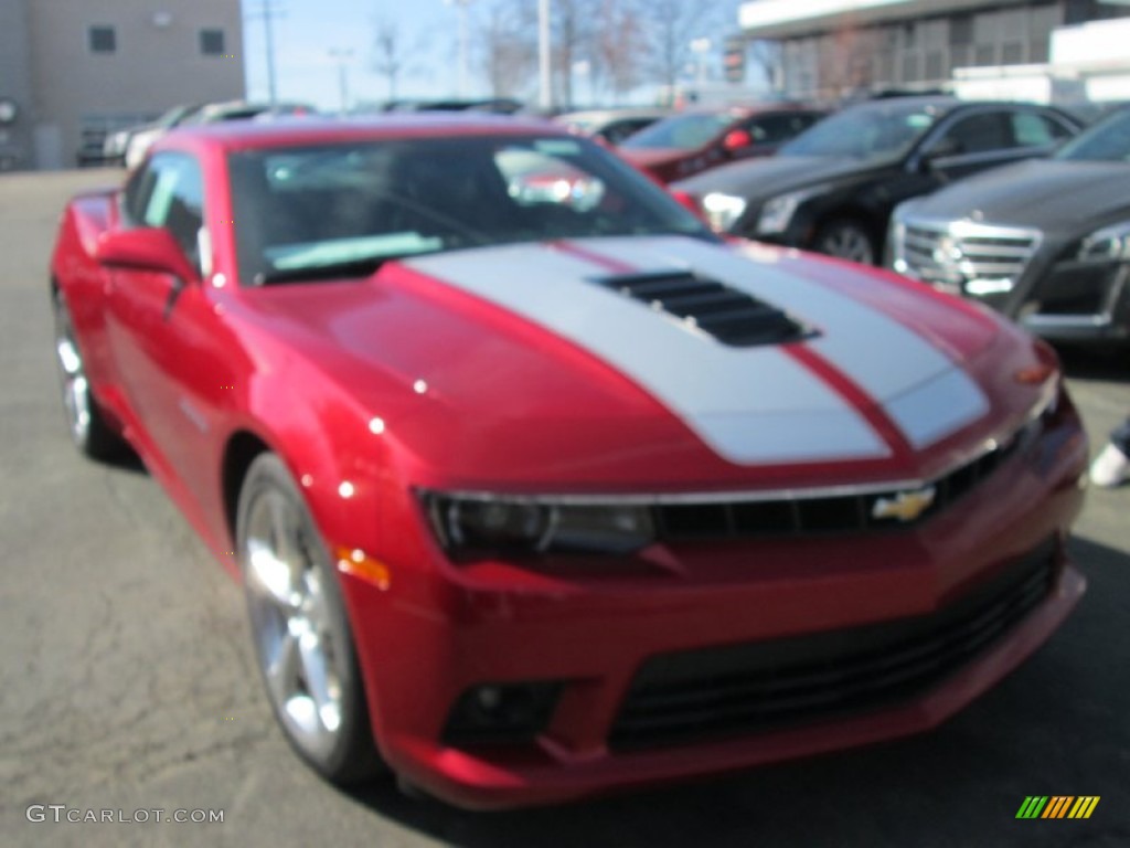 2014 Camaro SS Coupe - Crystal Red Tintcoat / Black photo #1