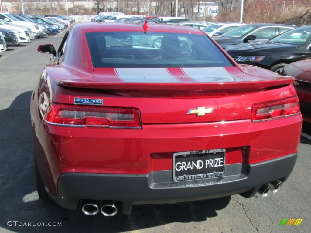 2014 Camaro SS Coupe - Crystal Red Tintcoat / Black photo #3