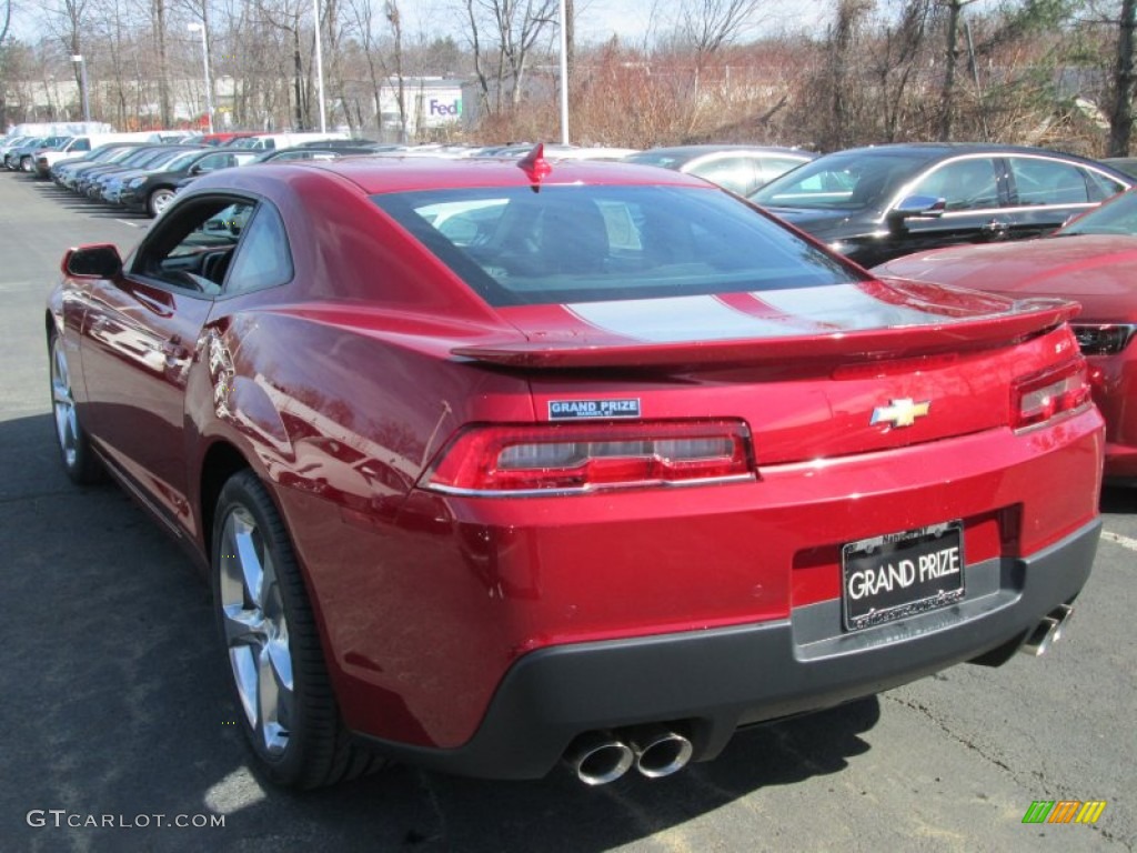 2014 Camaro SS Coupe - Crystal Red Tintcoat / Black photo #4