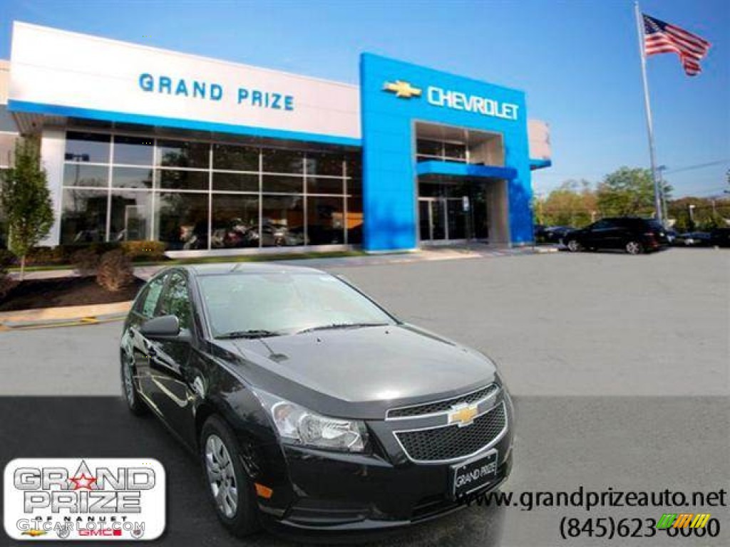 2014 Cruze LS - Black Granite Metallic / Jet Black/Medium Titanium photo #1