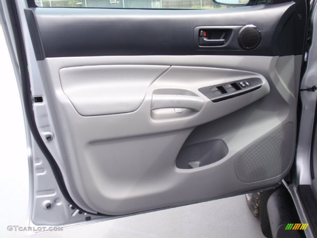 2014 Toyota Tacoma TSS Prerunner Double Cab Graphite Door Panel Photo #91663439