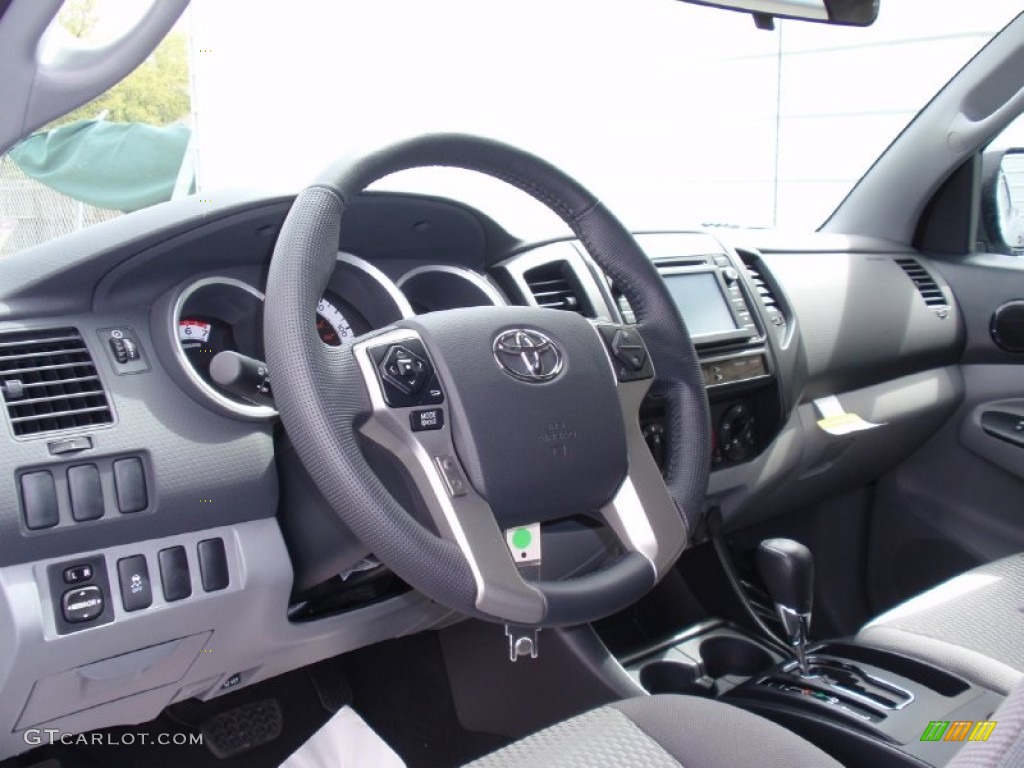2014 Toyota Tacoma TSS Prerunner Double Cab Graphite Dashboard Photo #91663478
