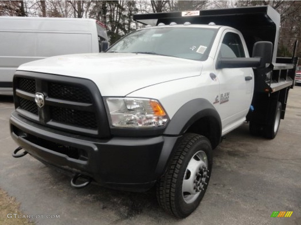 Bright White 2014 Ram 5500 ST Regular Cab 4x4 Dump Truck Exterior Photo #91663601