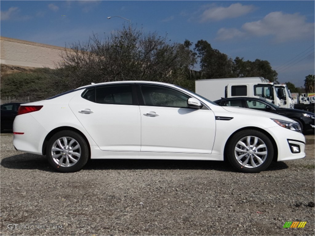Snow White Pearl 2014 Kia Optima EX Exterior Photo #91665067