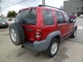 2005 Inferno Red Crystal Pearl Jeep Liberty Sport 4x4  photo #7