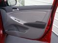 Gray 2014 Hyundai Accent GS 5 Door Door Panel