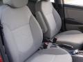2014 Hyundai Accent Gray Interior Front Seat Photo