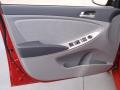 2014 Hyundai Accent Gray Interior Door Panel Photo