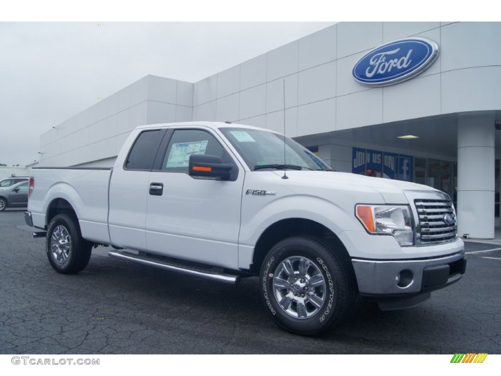 Oxford White 2012 Ford F150 XLT SuperCab Exterior Photo #91666046
