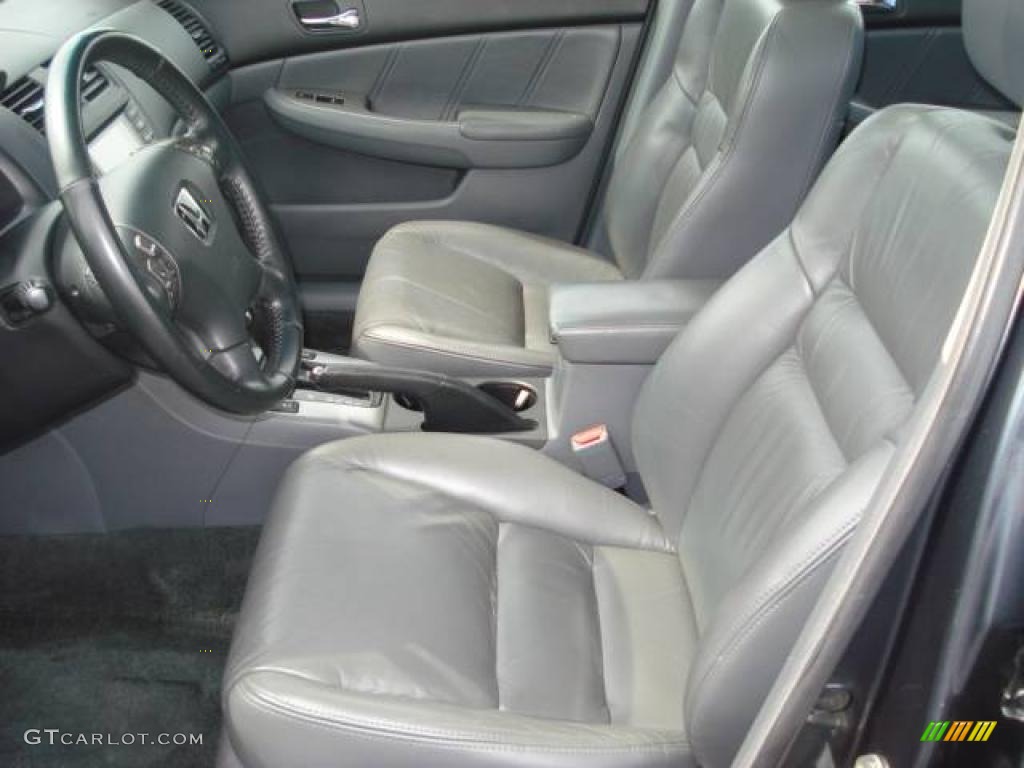 2003 Accord EX V6 Sedan - Graphite Pearl / Gray photo #6