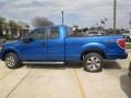 2014 Blue Flame Ford F150 STX SuperCab  photo #3