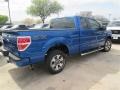 2014 Blue Flame Ford F150 STX SuperCab  photo #4