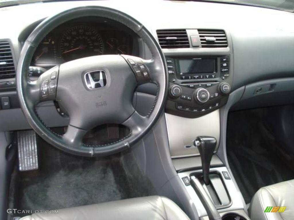 2003 Accord EX V6 Sedan - Graphite Pearl / Gray photo #8