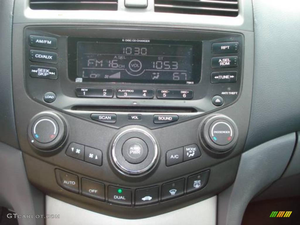 2003 Accord EX V6 Sedan - Graphite Pearl / Gray photo #11