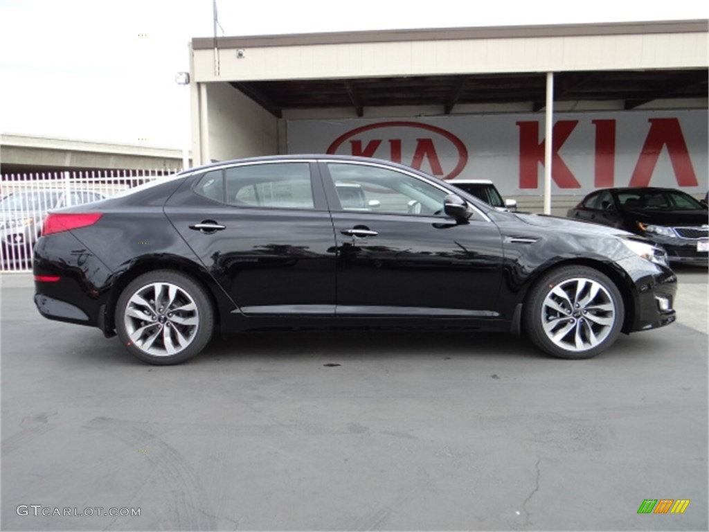Ebony Black 2014 Kia Optima SX Exterior Photo #91667798