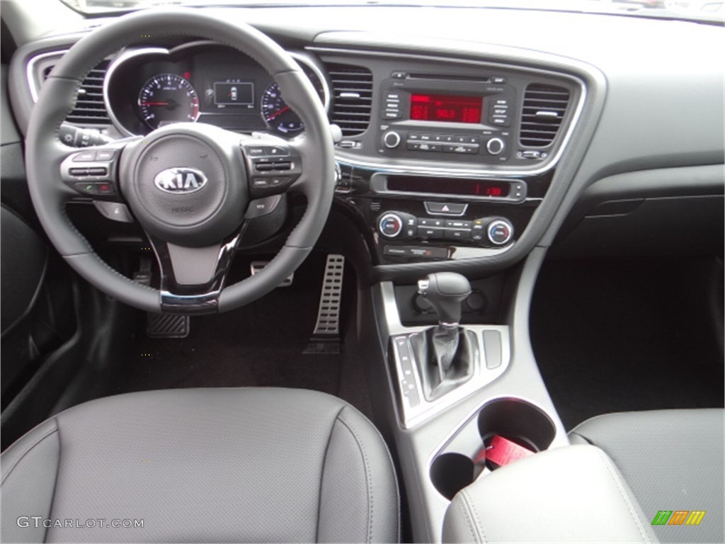 2014 Kia Optima SX Black Dashboard Photo #91668029