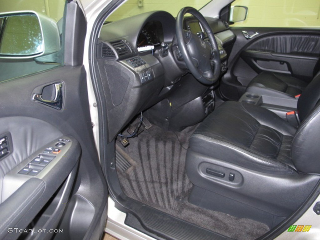 Black Interior 2008 Honda Odyssey Touring Photo #91668119